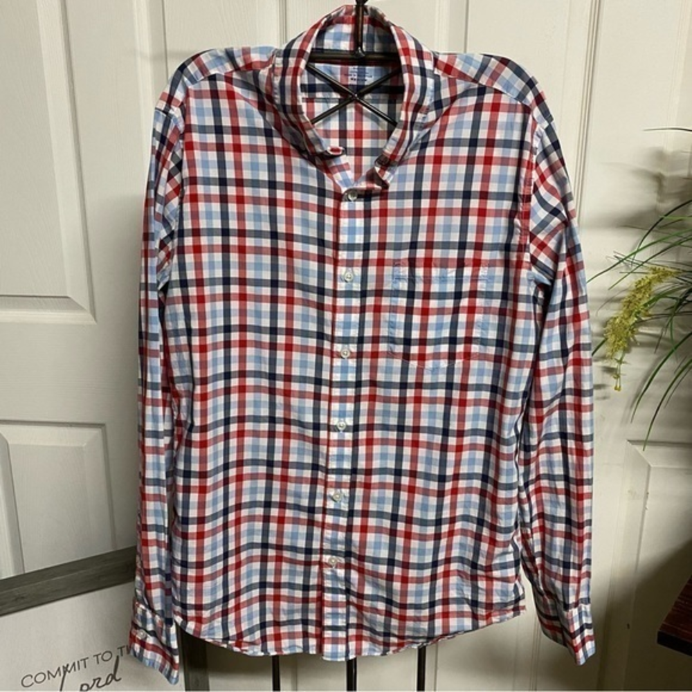 J.Crew‎ Plaid Long Sleeve Button Down M